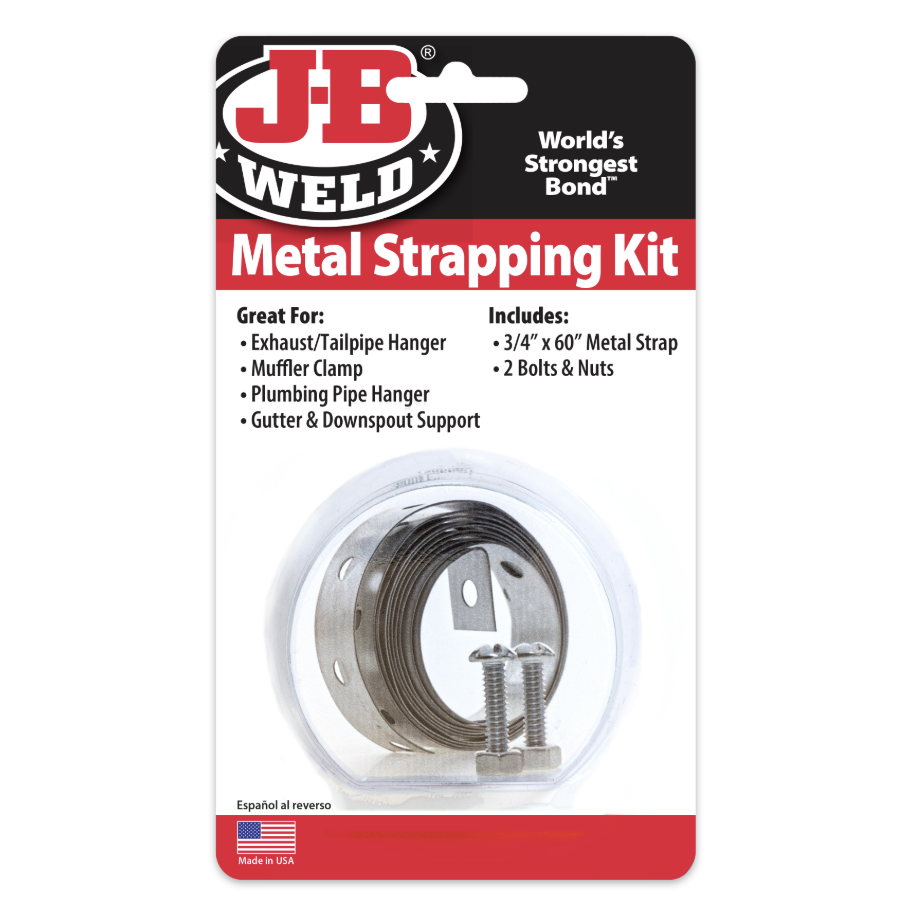 JB Weld Metal Strapping Kit 1.9cm x 152cm JB37990