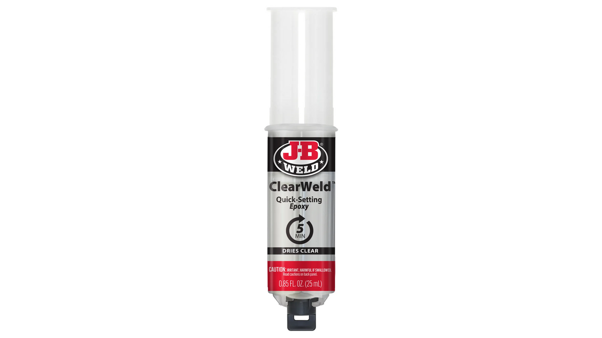 JB Weld ClearWeld 5 Minute Quick Setting Epoxy 25ml JB50112