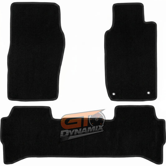 Custom Carpet Floor Mats 2pcs For NISSAN PATROL GU Y61 12/1997-11/2012 w/ 9 Binding Colour
