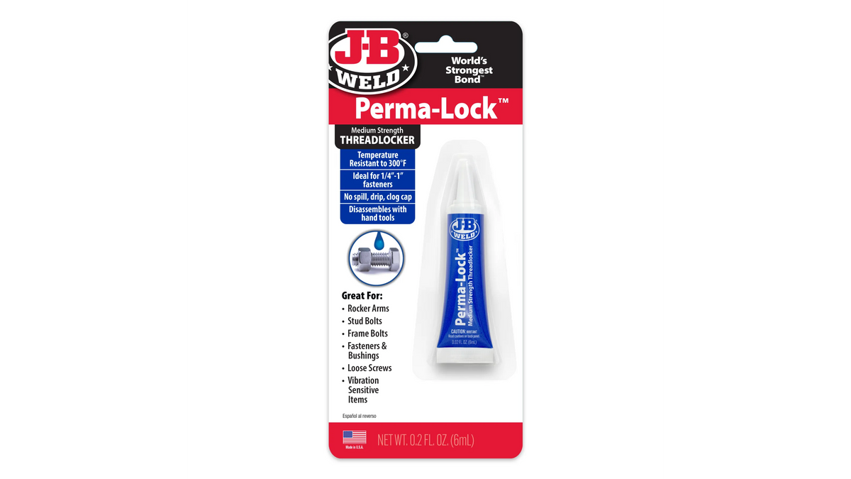 JB Weld Perma-Lock Threadlocker Medium Blue 6ml JB24206