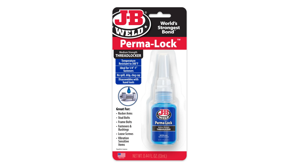 JB Weld Perma-Lock Threadlocker Medium Blue 13ml JB24213