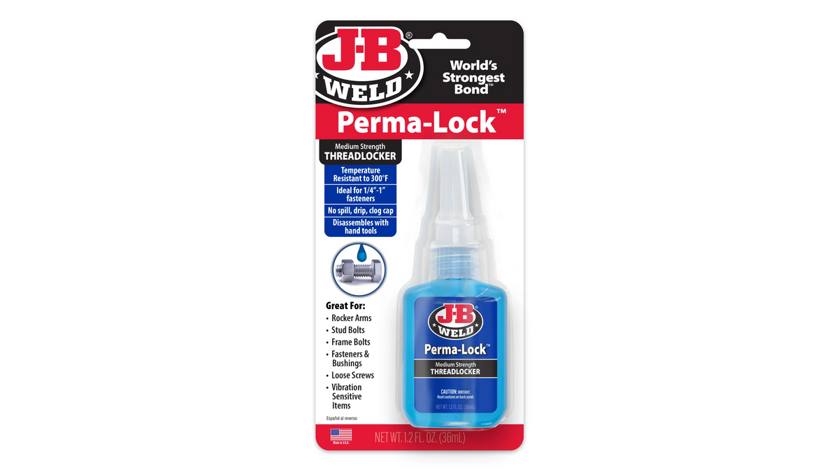 JB Weld Perma-Lock Threadlocker Medium Blue 36ml JB24236
