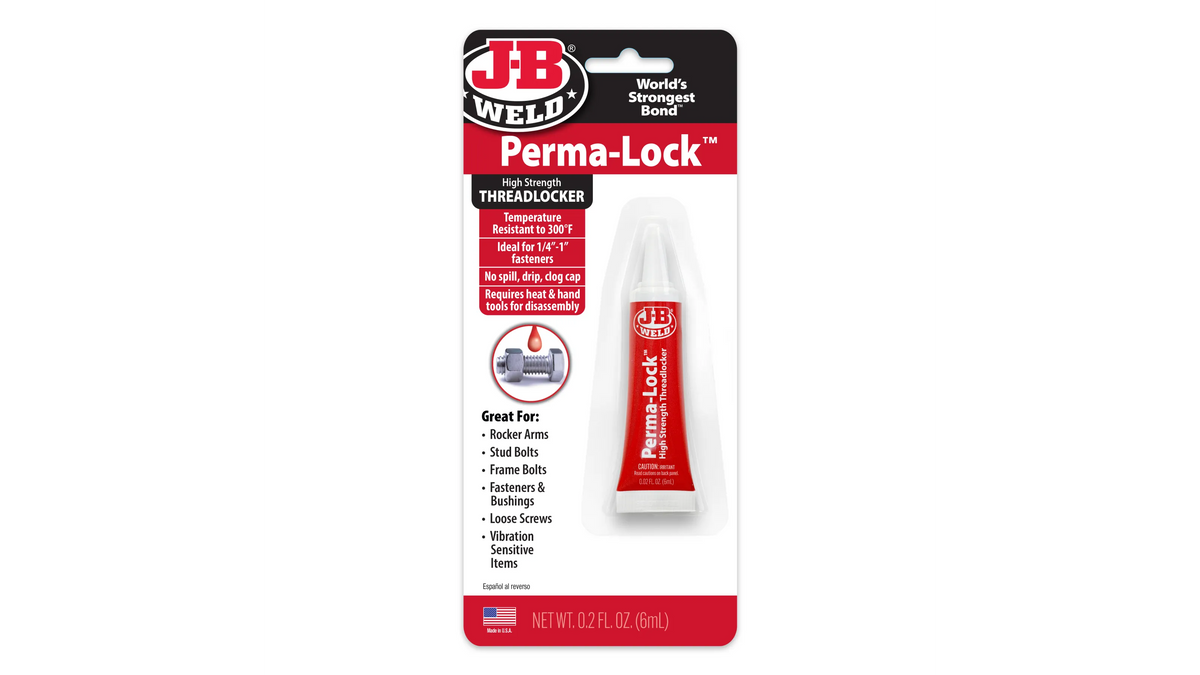 JB Weld Perma-Lock Threadlocker High Red 6ml JB27106