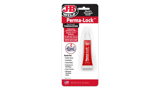 JB Weld Perma-Lock Threadlocker High Red 6ml JB27106