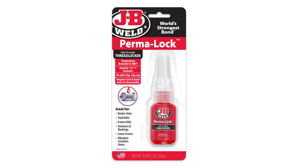 JB Weld Perma-Lock Threadlocker High Red 13ml JB27113