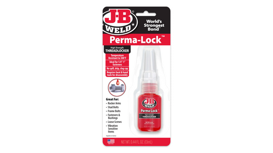 JB Weld Perma-Lock Threadlocker High Red 13ml JB27113
