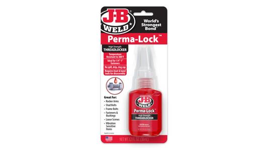 JB Weld Perma-Lock Threadlocker High Red 36ml JB27136