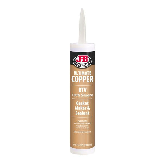 JB Weld Ultimate Copper RTV Silicone Gasket Maker and Sealant 280ml JB32925