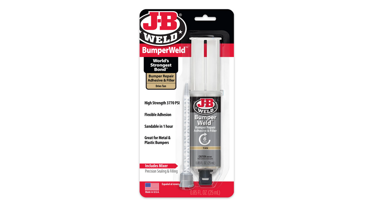 JB Weld BumperWeld Syringe Bumper Repair Adhesive and Filler 25ml JB50134