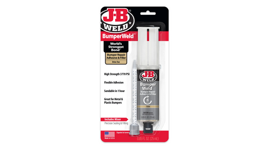 JB Weld BumperWeld Syringe Bumper Repair Adhesive and Filler 25ml JB50134