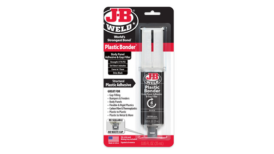 JB Weld Plastic Bonder Black Body Panel Adhesive and Gap Filler 25ml  JB50139