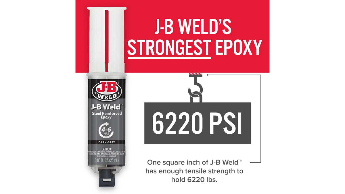 JB Weld Two-Part Syringe Steel Reinforced Epoxy 25ml JB50165