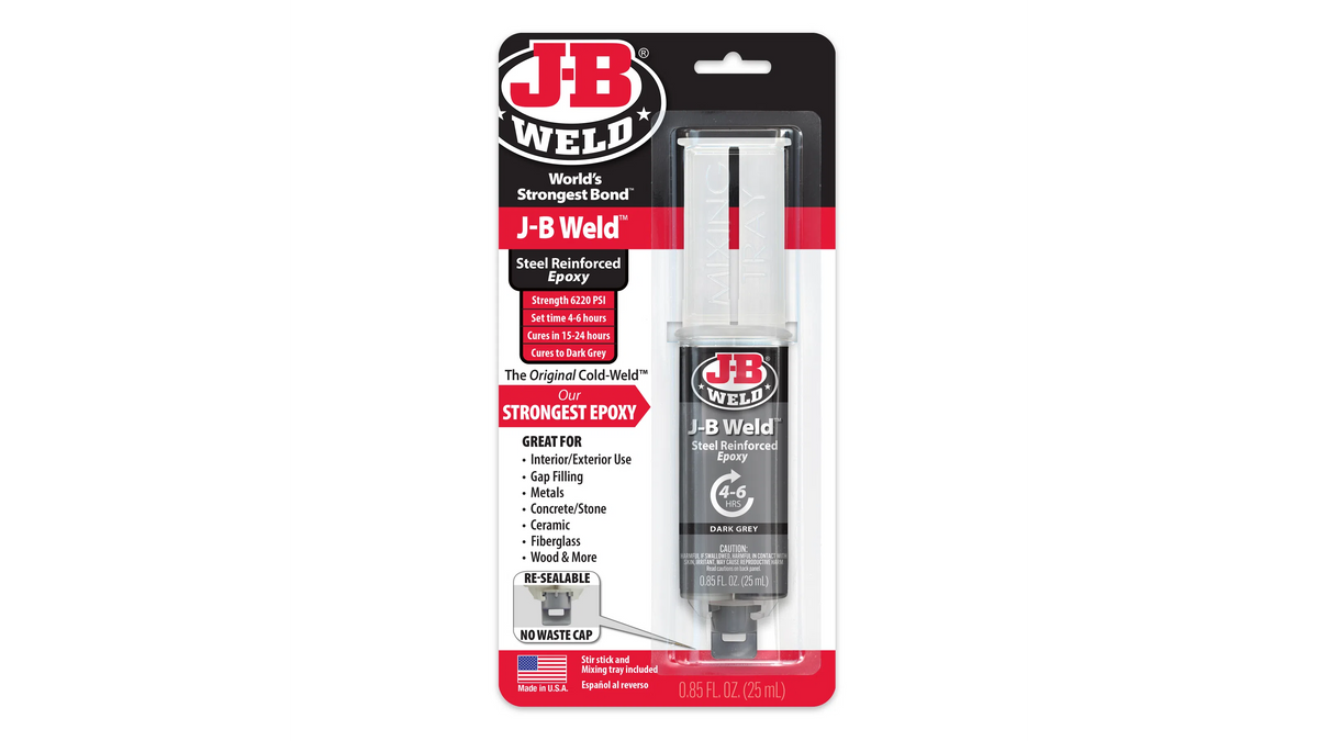 JB Weld Two-Part Syringe Steel Reinforced Epoxy 25ml JB50165