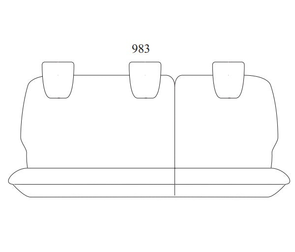 Manta Neoprene Rear Seat Covers HYUNDAI I30 GD ACTIVE X SE TROPHY 4DR HATCH 5/2012-3/2017
