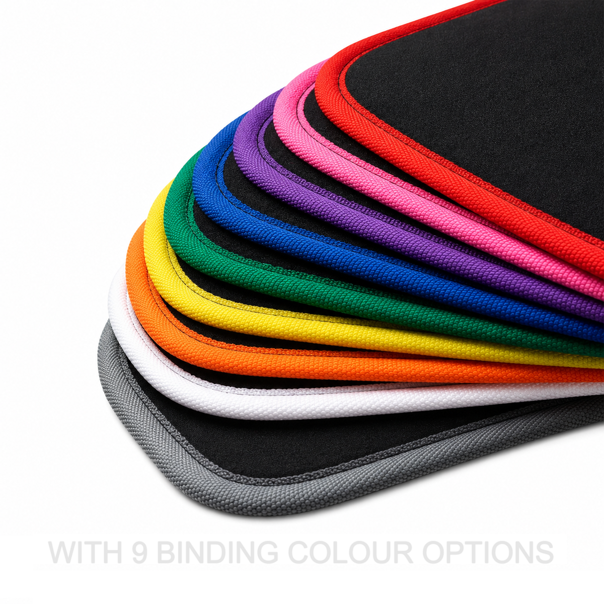 Custom Carpet Floor Mats Charcoal 4pc HOLDEN VECTRA JR JS 6/1997-7/1999 w/ 9 Binding Colour