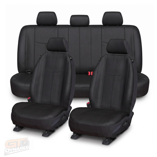 Leather Look 2 Rows Seat Covers MITSUBISHI OUTLANDER ZL ES EXCEED LS 7 SEAT 11/2017-7/2021
