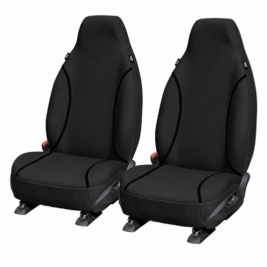 Trade Canvas Black Front Seat Covers ISUZU DMAX TF SX SINGLE CAB 7/2020-2026