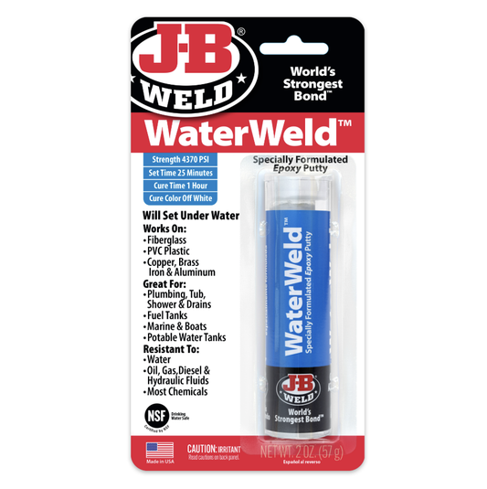 JB Weld WaterWeld Specially Formulated Epoxy Putty 57g JB8277