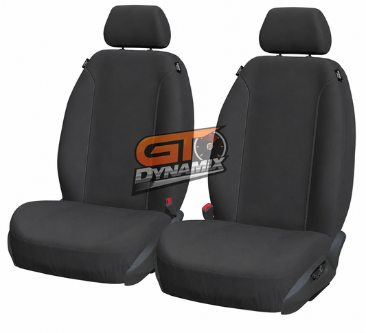 SUPERTUFF Charcoal Front Canvas Seat Covers Ford NEXT GEN RANGER XLT SPORT Wildtrack 2022-2026
