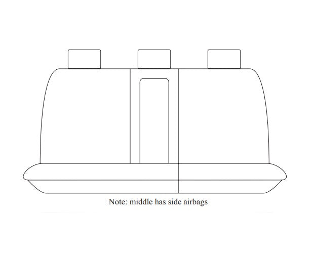 Manta Neoprene 2 Rows Seat Covers For TOYOTA LANDCRUISER 200 SERIES VX SAHARA 7 SEAT 10/2015-2021