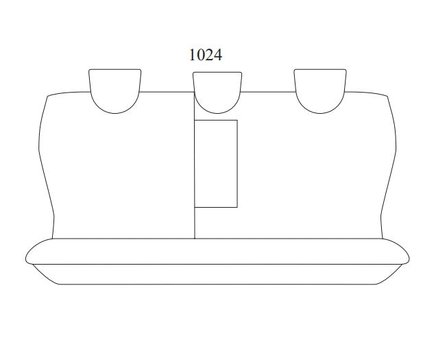 Weekender Jacquard Rear Seat Covers MITSUBISHI ASX XA XB ALL BADGES 8/2011-10/2016