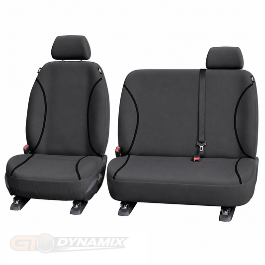 Trade Canvas Grey Front Seat Covers MAZDA BT50 UP UR XT SINGLE CAB BUCKET & 3/4 BENCH 11/2011-7/2020