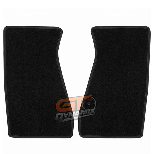Custom Carpet Floor Mats Black 2pc HOLDEN STATESMAN HQ HJ HX HZ WB 7/1971-7/1985 w/ 9 Binding Colour