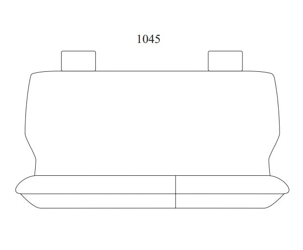 Trade Canvas Grey Rear Seat Covers HOLDEN COLORADO RG LX LT DUAL CAB 6/2012-10/2013
