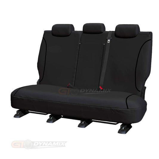 Trade Canvas Black Rear Seat Covers VOLKSWAGEN AMAROK 2H ULTIMATE W580S DUAL CAB 2/2011-6/2022