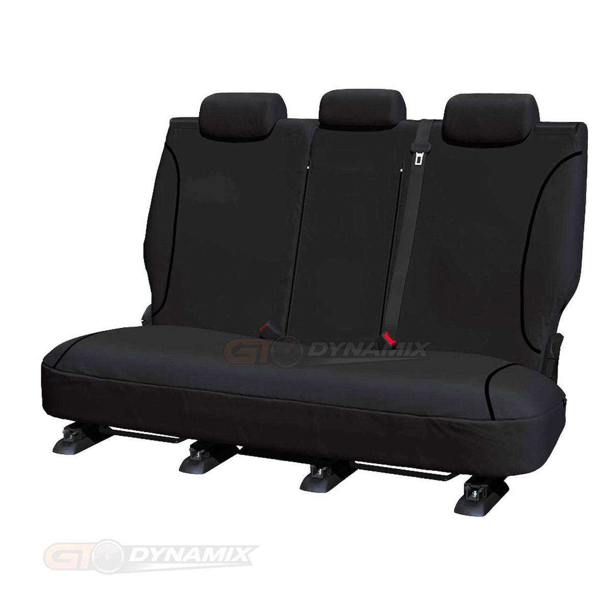 Trade Canvas Black Rear Seat Covers MAZDA BT50 UR XTR GT DUAL CAB 9/2015-7/2020