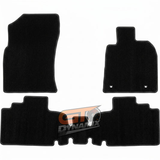 Custom Carpet Floor Mats 3pcs For TOYOTA CAMRY ACV70R GSV70R AXVH71R 11/2017-2024 w/ 9 Binding Colour