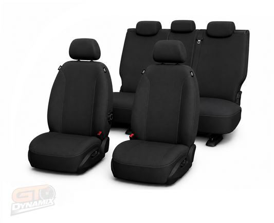 Super Tuff Canvas Black 2 Rows Seat Covers MITSUBISHI TRITON MV ALL BADGES DUAL CAB 12/2023-2026