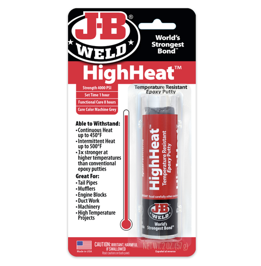 JB Weld HighHeat Temperature Resistant Epoxy Putty 57g JB8297