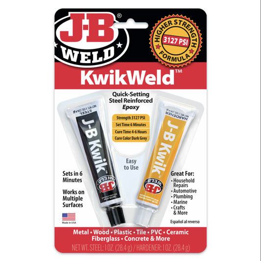 JB Weld KwikWeld  Quick Setting Steel Reinforced Epoxy 57g JB8276