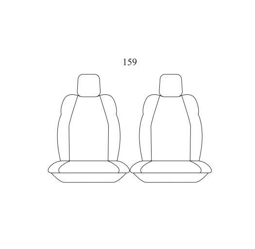 Super Tuff Canvas Charcoal 2 Rows Seat Covers MAZDA BT50 B19 B30 XS XT DUAL CAB 8/2020-2026