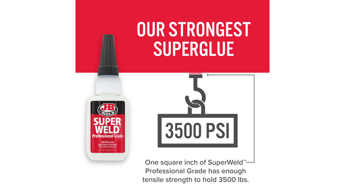 JB Weld SuperWeld Instant Adhesive 20g JB33120