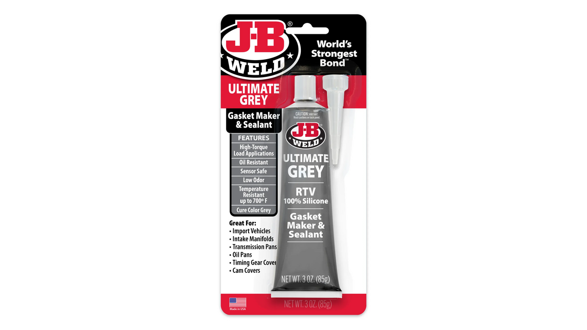 JB Weld Ultimate Grey Silicone Gasket Maker and Sealant 85g JB32327