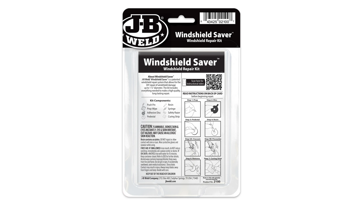JB Weld Windshield Saver Repair Kit JB2100
