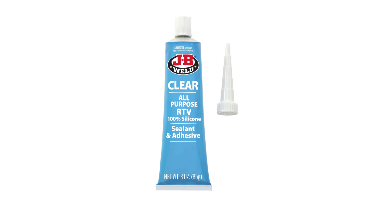 JB Weld Clear Silicone Sealant and Adhesive 85g JB31310