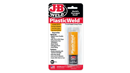 JB Weld PlastiWeld Plastic Repair Epoxy Putty 57g JB8237