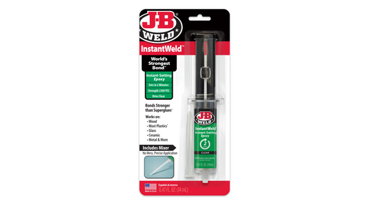 JB Weld InstantWeld Syringe Instant Setting Epoxy 14ml JB50111
