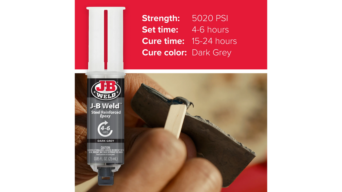 JB Weld Two-Part Syringe Steel Reinforced Epoxy 25ml JB50165
