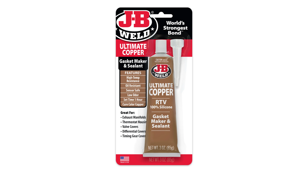 JB Weld Ultimate Copper Silicone Gasket Maker and Sealant 85g JB32325