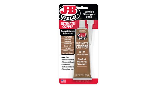 JB Weld Ultimate Copper Silicone Gasket Maker and Sealant 85g JB32325