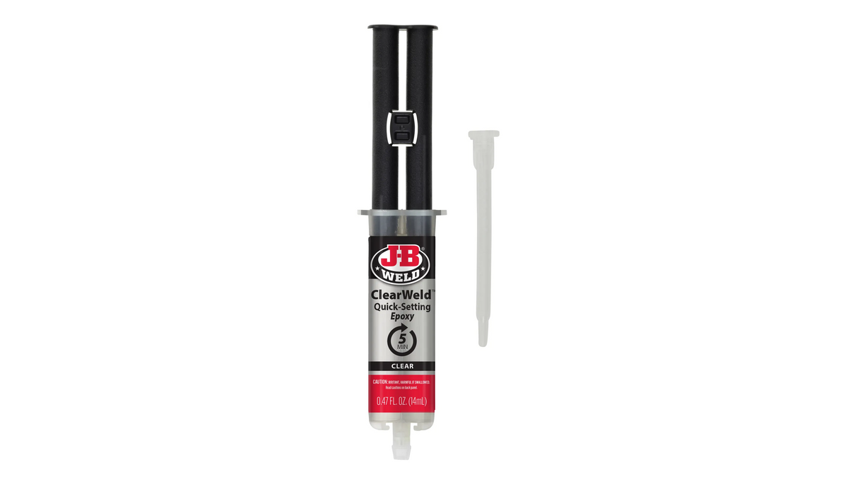 JB Weld ClearWeld 5 Minute Quick Setting Epoxy 14ml JB50114