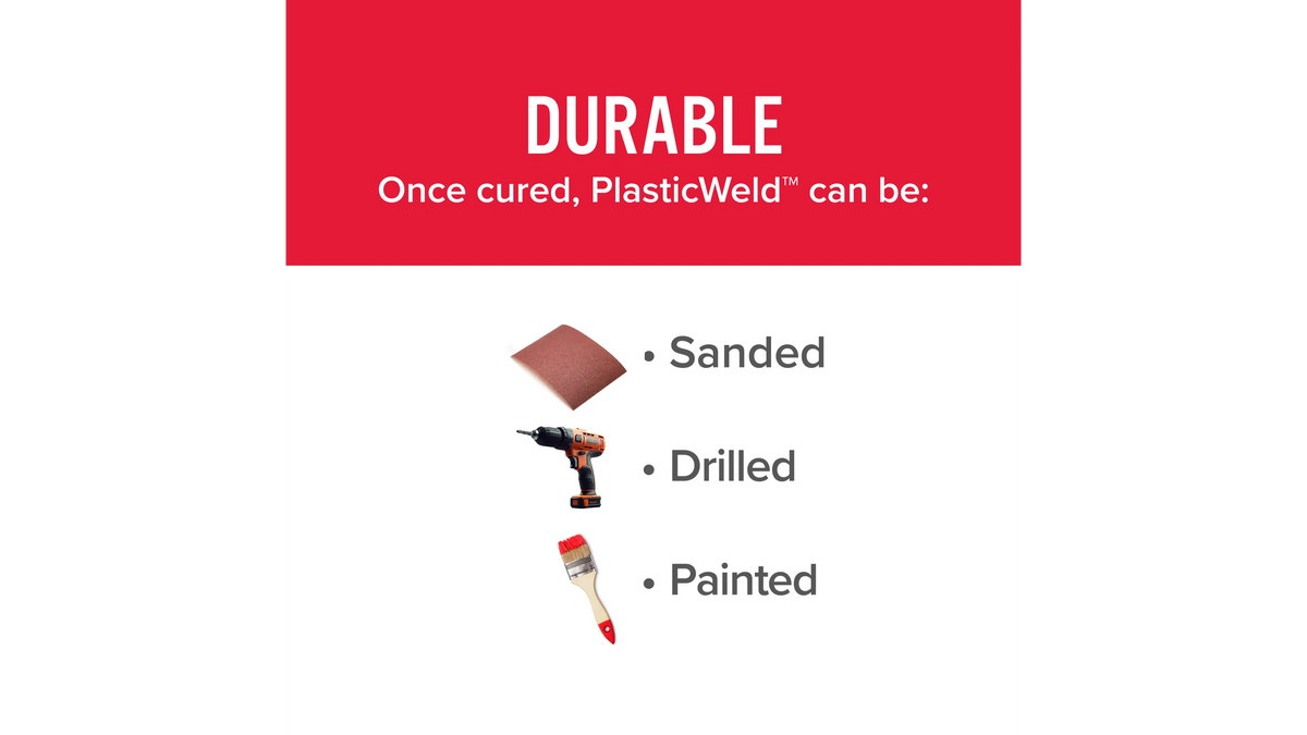 JB Weld PlastiWeld Plastic Repair Epoxy Putty 57g JB8237