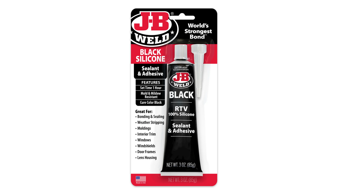 JB Weld Black Silicone Sealant and Adhesive 85g JB31319