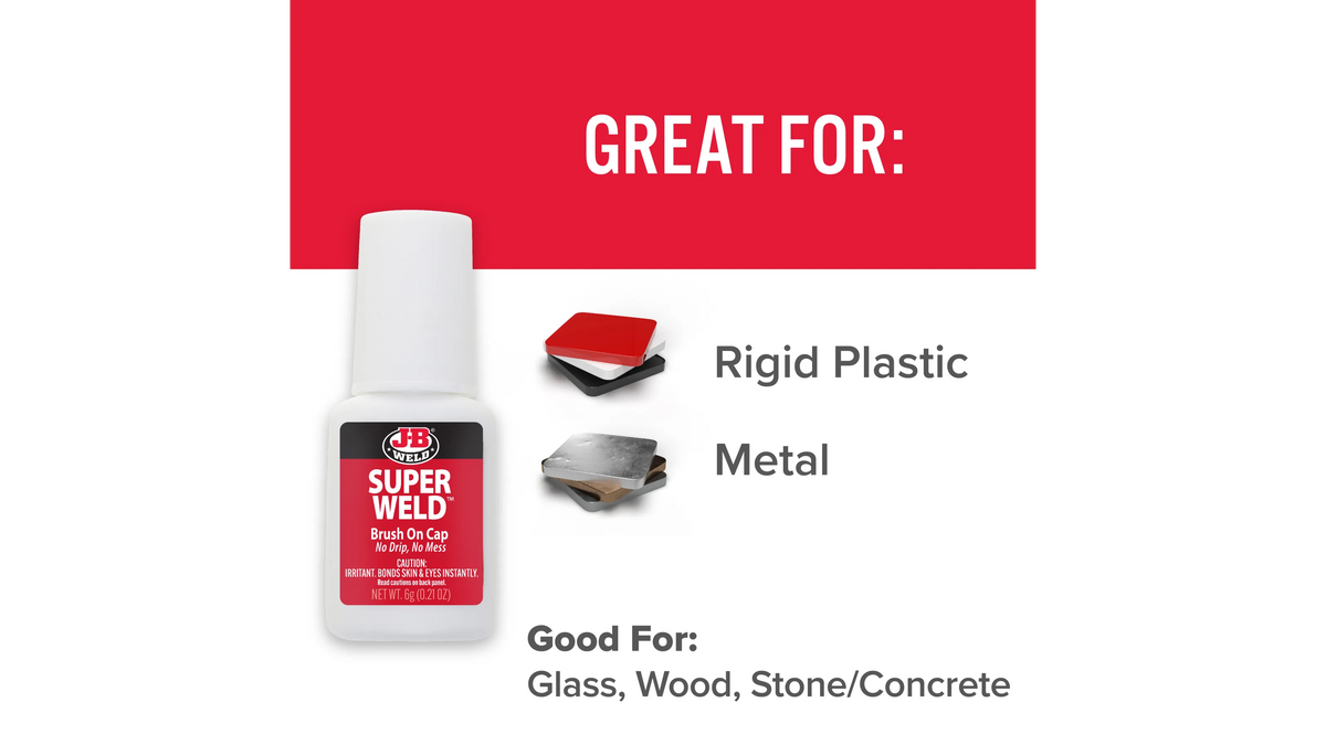 JB Weld SuperWeld Brush-On Instant Adhesive 6g JB33106