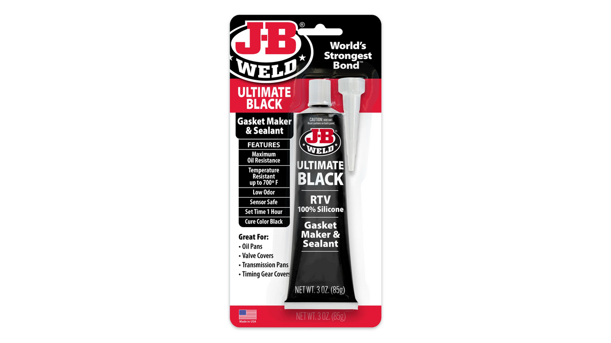 JB Weld Ultimate Black Silicone Gasket Maker and Sealant 85g JB32329