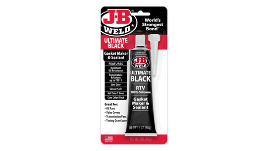 JB Weld Ultimate Black Silicone Gasket Maker and Sealant 85g JB32329
